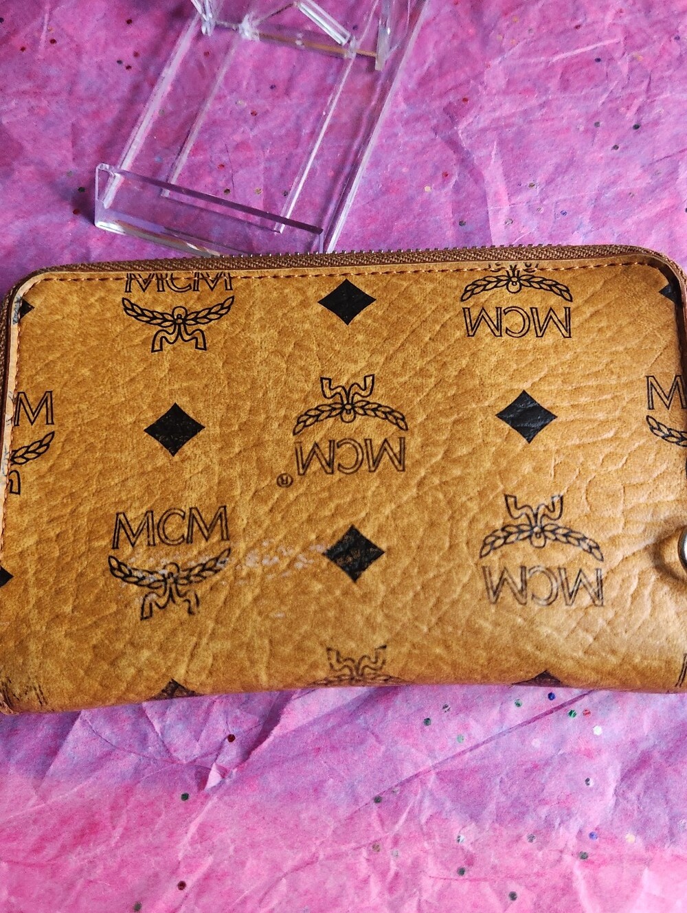 MCM Cognac and Black satchel 3 pc set EUC - Picture 11 of 16